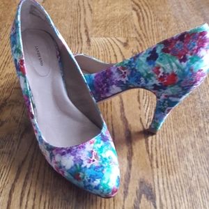 Land's Send pumps Floral